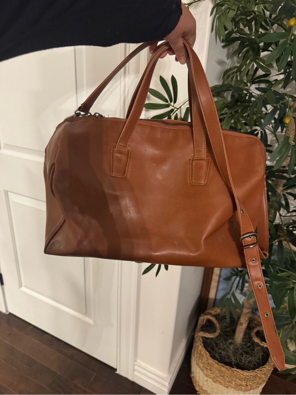 Matt & NAT WEEKENDER Leather Weekender Bag - Tan